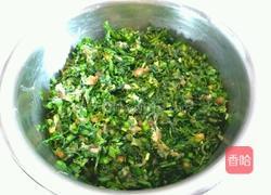 荠菜韭菜猪肉馅的做法图解6