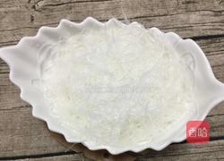 娃娃菜炒粉丝的做法图解3