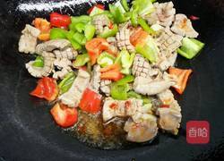 青红椒炒腰花的做法图解12