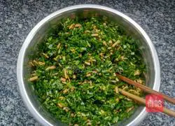 Illustration of how to make distilled leek cake 2