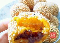 南瓜空心芝麻球的做法图解19