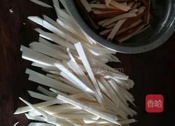 茭白豆干肉丝的做法图解2