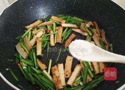 韭菜炒香干的做法图解8