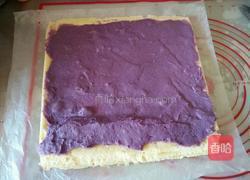 香芋紫薯蛋糕卷的做法图解27