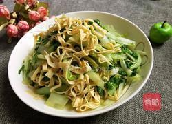 青菜炒千张的做法图解11