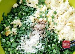 香煎韭菜鸡蛋饼的做法图解6