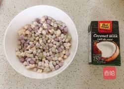 椰汁五色芋圆的做法图解1