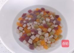 椰汁五色芋圆的做法图解3