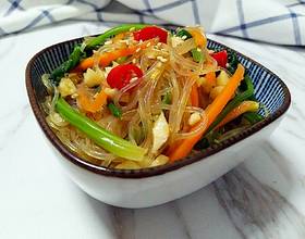 凉拌粉丝菠菜[图]