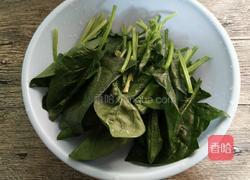 凉拌粉丝菠菜的做法图解2