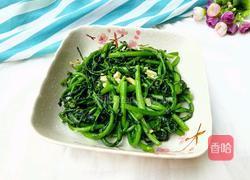 素炒菜心的做法图解7