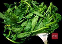 素炒菜心的做法图解5