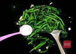 素炒菜心的做法图解6