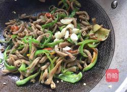 青椒炒鸭肠的做法图解7