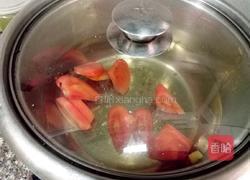 番茄肉片汤的做法图解4