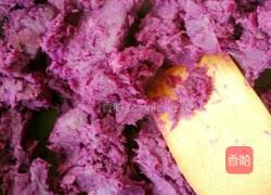 好吃美味的紫薯派的做法图解3