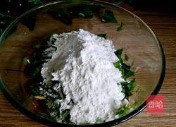 芹菜叶香菇饼的做法图解5