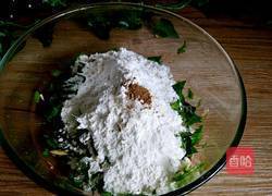 芹菜叶香菇饼的做法图解6