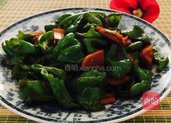 青椒火腿的做法图解5