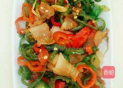 辣椒炒五花肉的做法图解4