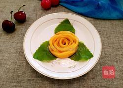 芒果玫瑰花的做法图解8