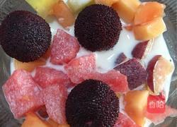 糖桂花牛奶水果捞的做法图解3