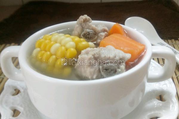 玉米胡萝卜排骨汤