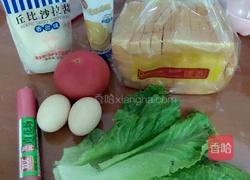 简易火腿三明治的做法图解1
