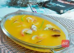 南瓜海鲜羹的做法图解5