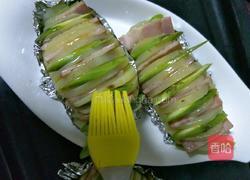 培根芦笋风琴土豆的做法图解3