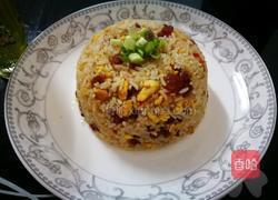 香辣腊肠蛋炒饭的做法图解8