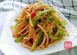 凉拌麻辣土豆丝的做法图解13