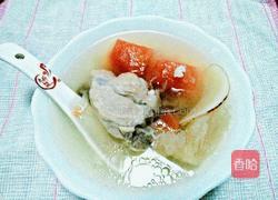 木瓜雪耳海底椰炖排骨汤的做法图解4