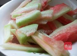 爽口西瓜皮的做法图解2