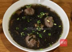 牛肉丸紫菜汤的做法图解7