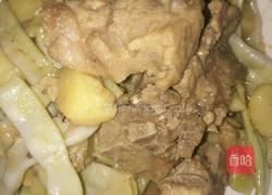 排骨炖豆角土豆的做法图解9