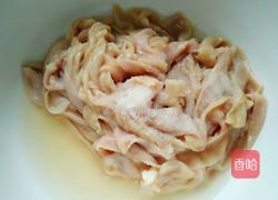 韭菜苔炒鸭肠的做法图解2