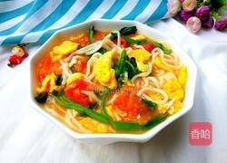 番茄鸡蛋青菜面的做法图解11