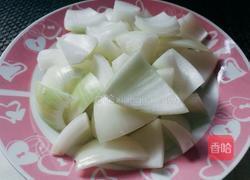洋葱炒猪肝的做法图解2