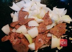 洋葱炒猪肝的做法图解7