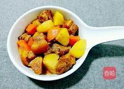 土豆胡萝卜炖五花肉的做法图解8
