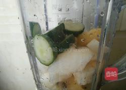 清新奇异果黄瓜汁的做法图解2