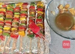 香烤彩椒鸡肉串的做法图解6