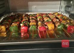 香烤彩椒鸡肉串的做法图解8