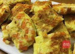 胡萝卜鸡蛋卷的做法图解4