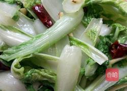 炝炒小白菜的做法图解3