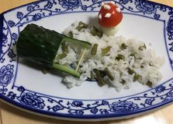 豇豆焖米饭