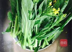 简易菜-瘦肉炒菜心的做法图解2