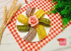 牛肉萝卜馅彩色蒸饺的做法图解16