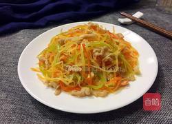 瘦肉炒三丝的做法图解10